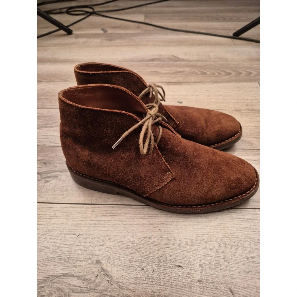 Thursday Boot Company Brown Suede Chukka Desert Boots Mens Ankle Brown Sz 7.5